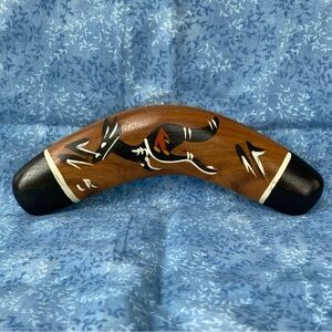 8” Boomerang-Handpainted Aboriginal
